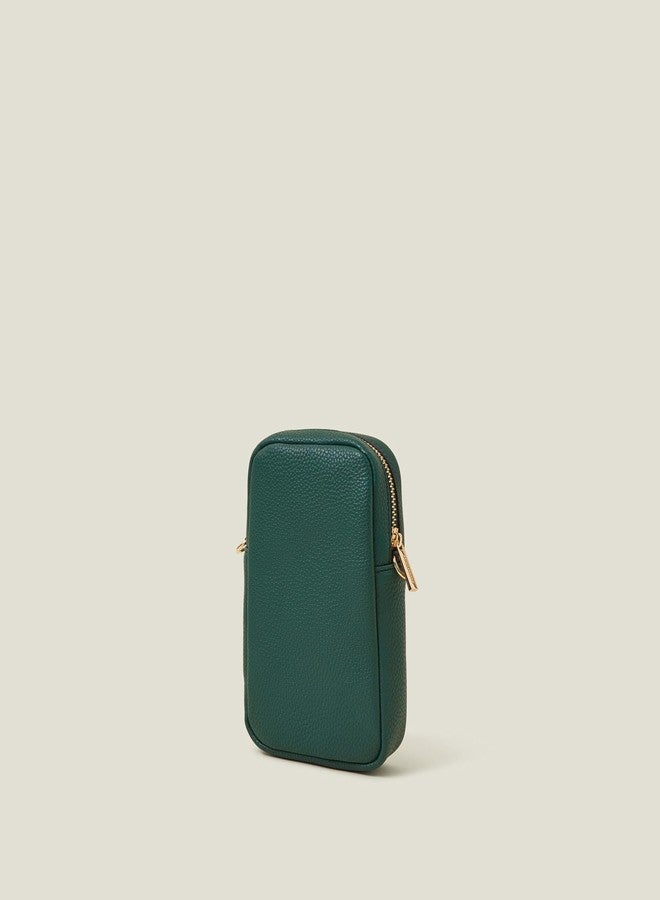 أكسيسورايز حقيبة هاتف نسائية خضراء من أكسسورايز لندن - Image 3